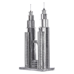 Metalowy Model 3D - Wieże Petronas
